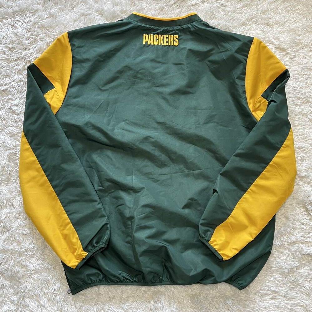 Genuine NFL Green Bay Packers Pullover Windbreaker Green Mens Size XL - Picture 5 of 7
